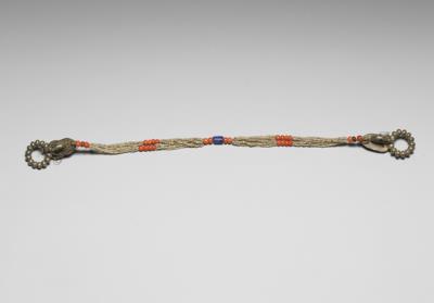 图片[3]-Women’s ornament of coral, turquoise, and pearls, Qing dynasty, 18th c., Tibetan work-China Archive